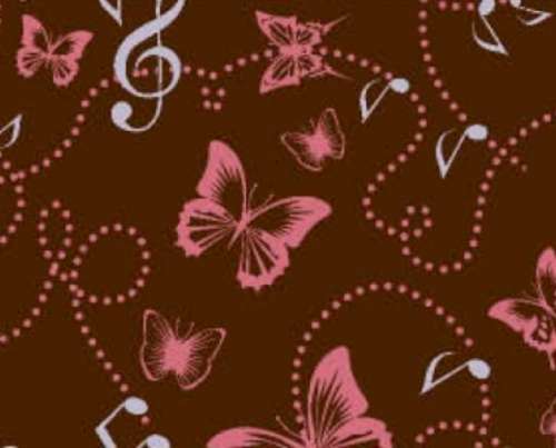 ChocolateTransfer Sheets - Pink Butterflies - Click Image to Close
